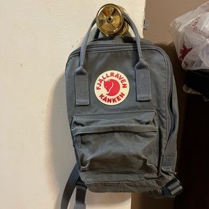 Fjallraven backpack. Size-small. Color-gray.